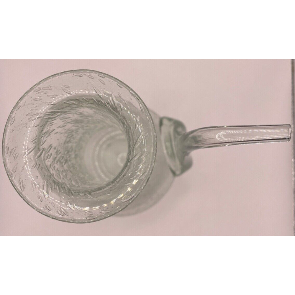 Handblown La Verrerie de Biot Arlequin France Bubbles Art Glass Signed - Picture 6 of 8